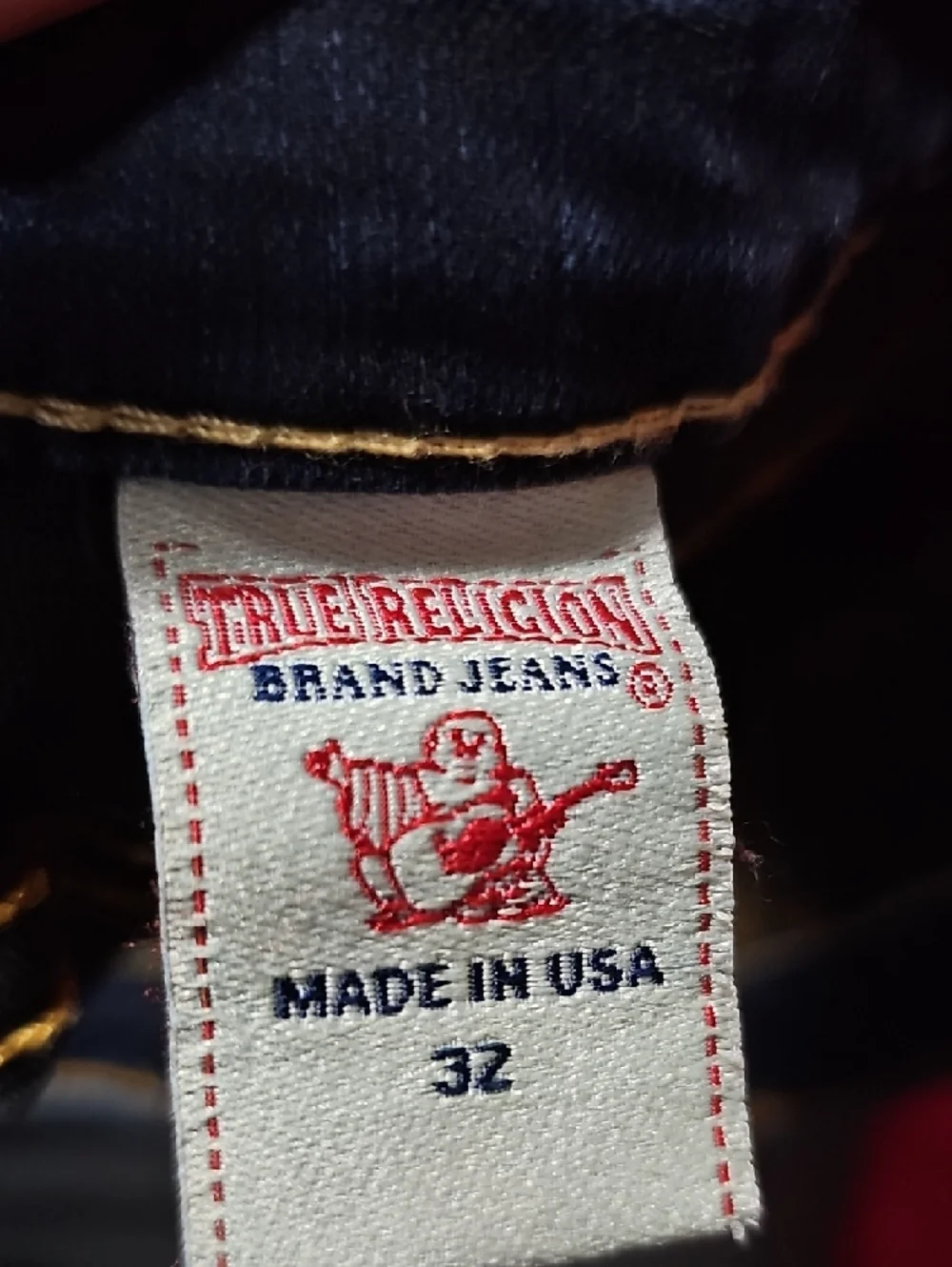 True Religion "Halle" Women's Skinny Jeans Dark Blue Size 32 - Picture 10 of 10
